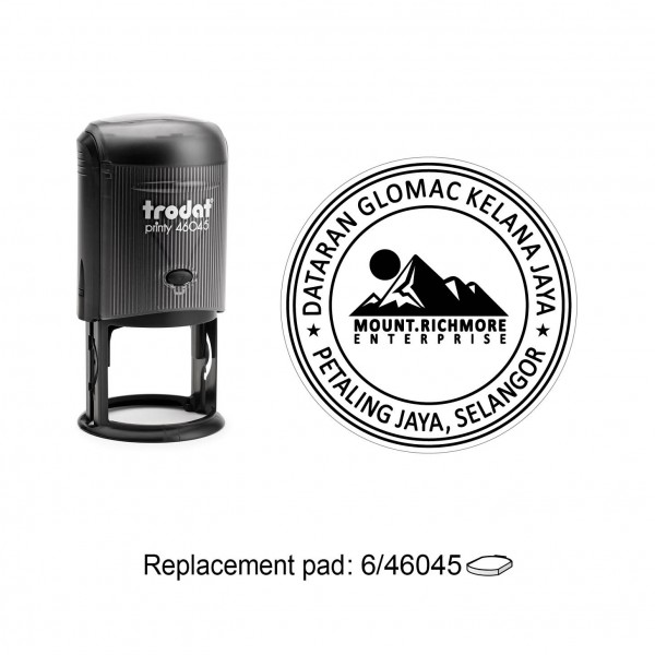 Trodat 46045P3 Self Inking Stamp 45mm